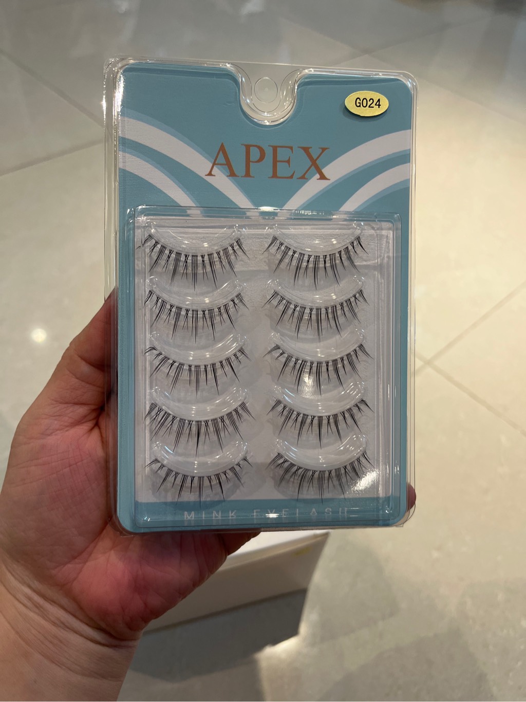 Set Mi Giả 5 Cặp Apex Trong
