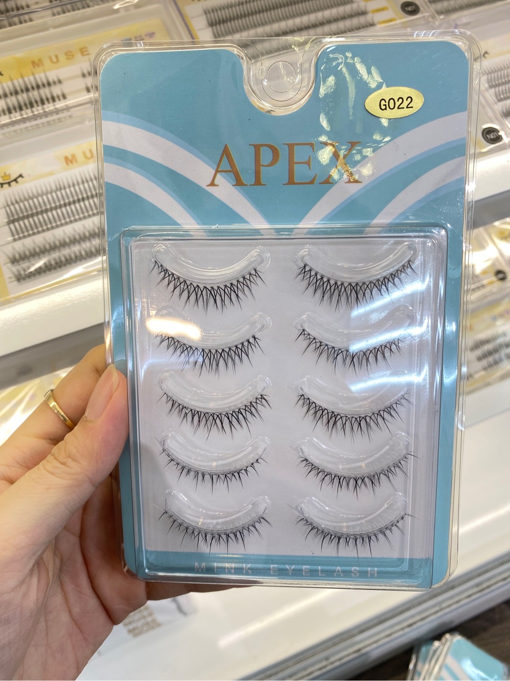 Set Mi Giả 5 Cặp Apex Trong