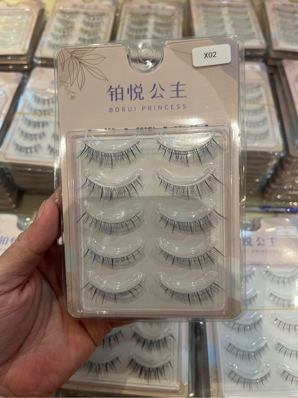 Mi Giả 5 Cặp Borui Princess