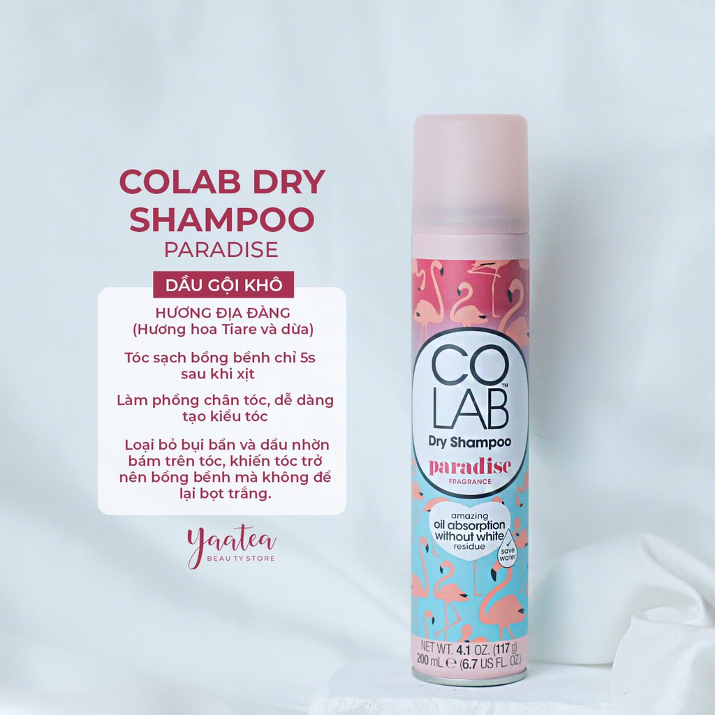 Dầu Gội Khô COLAB Dry 200ml