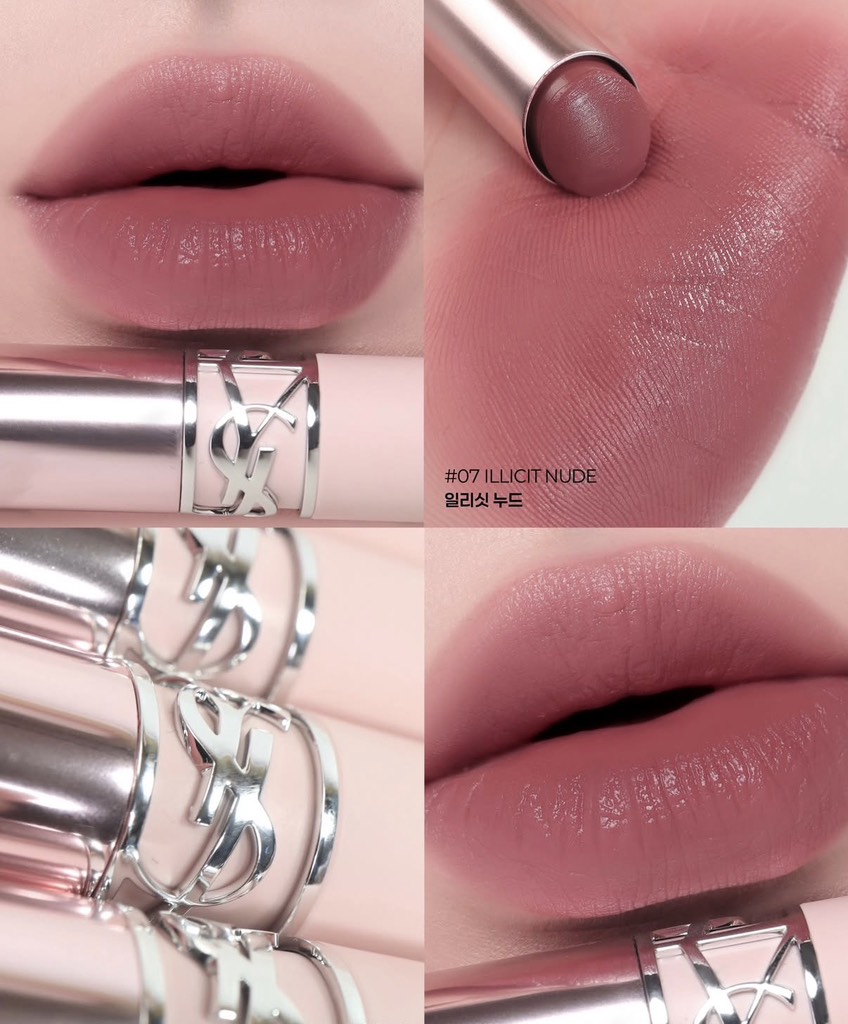 Son & Má Hồng Thỏi YSL Lovenude Lip Blusher 3g