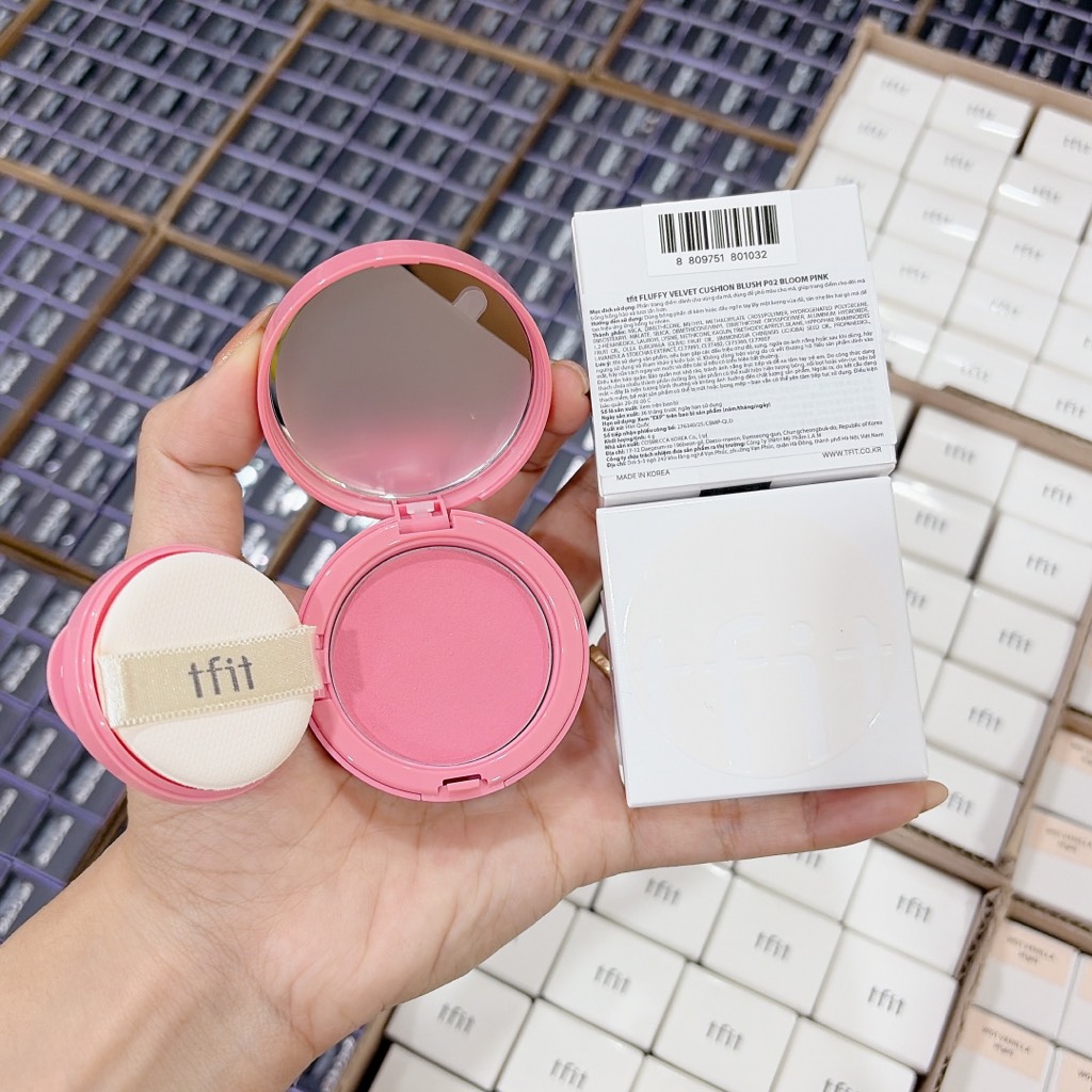 Má Hồng TFIT FLUFFY VELVET CUSHION 4g CT