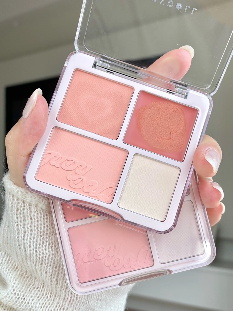 Bảng Highlight & Má Hồng JUDYDOLL 4 ô