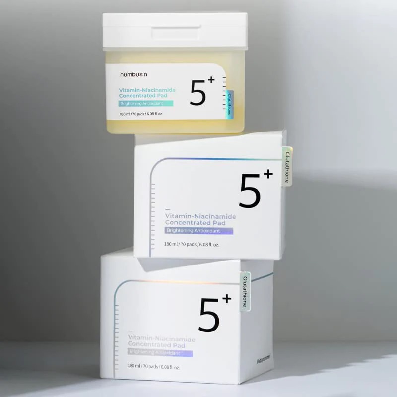 Toner Pad Numbuzin 5+ Vitamin - Niacinamide Concentrated