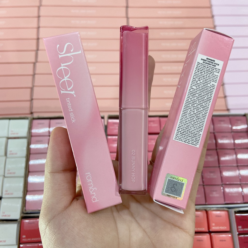 Son Thỏi ROMAND Sheer Tinted Stick 2g CT