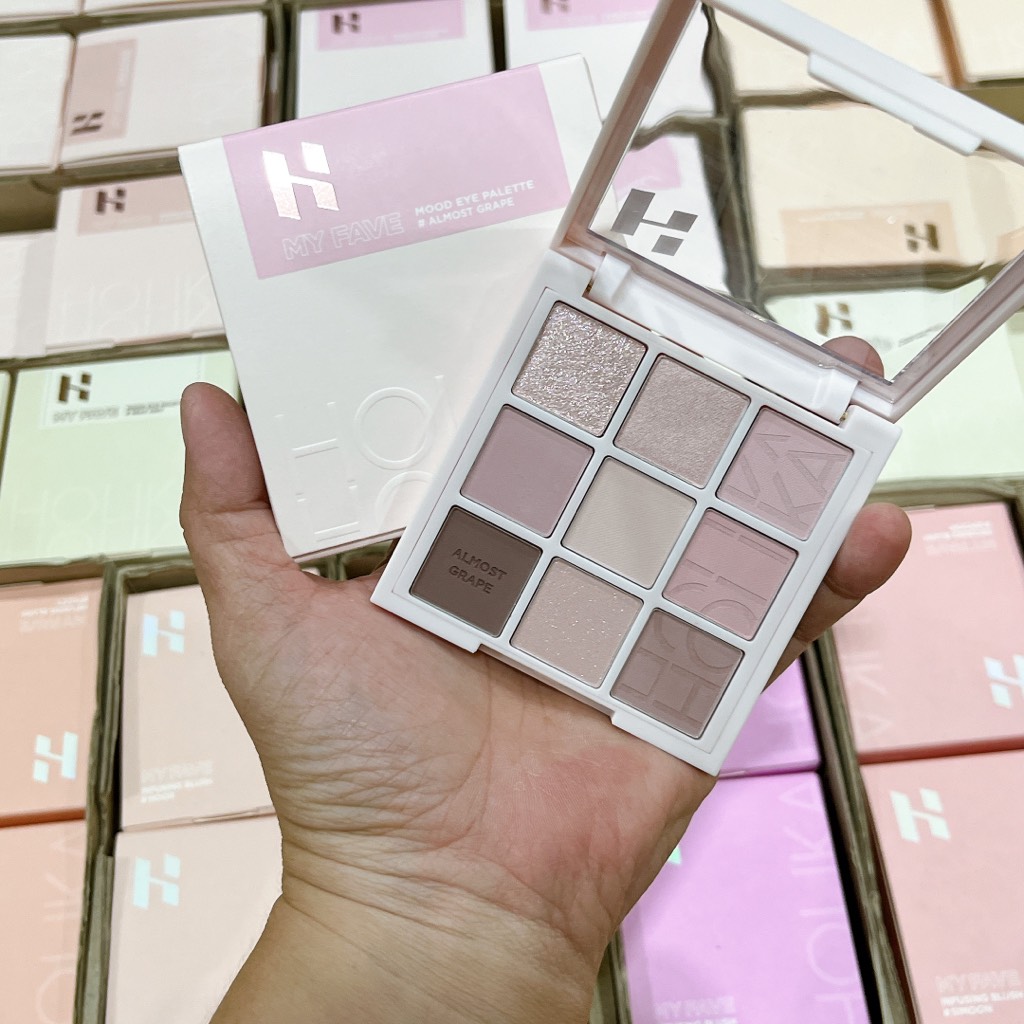 VAT - [ PEONYNK ] Bảng Mắt HOLIKA HOLIKA My Fave Mood Eye 9 ô