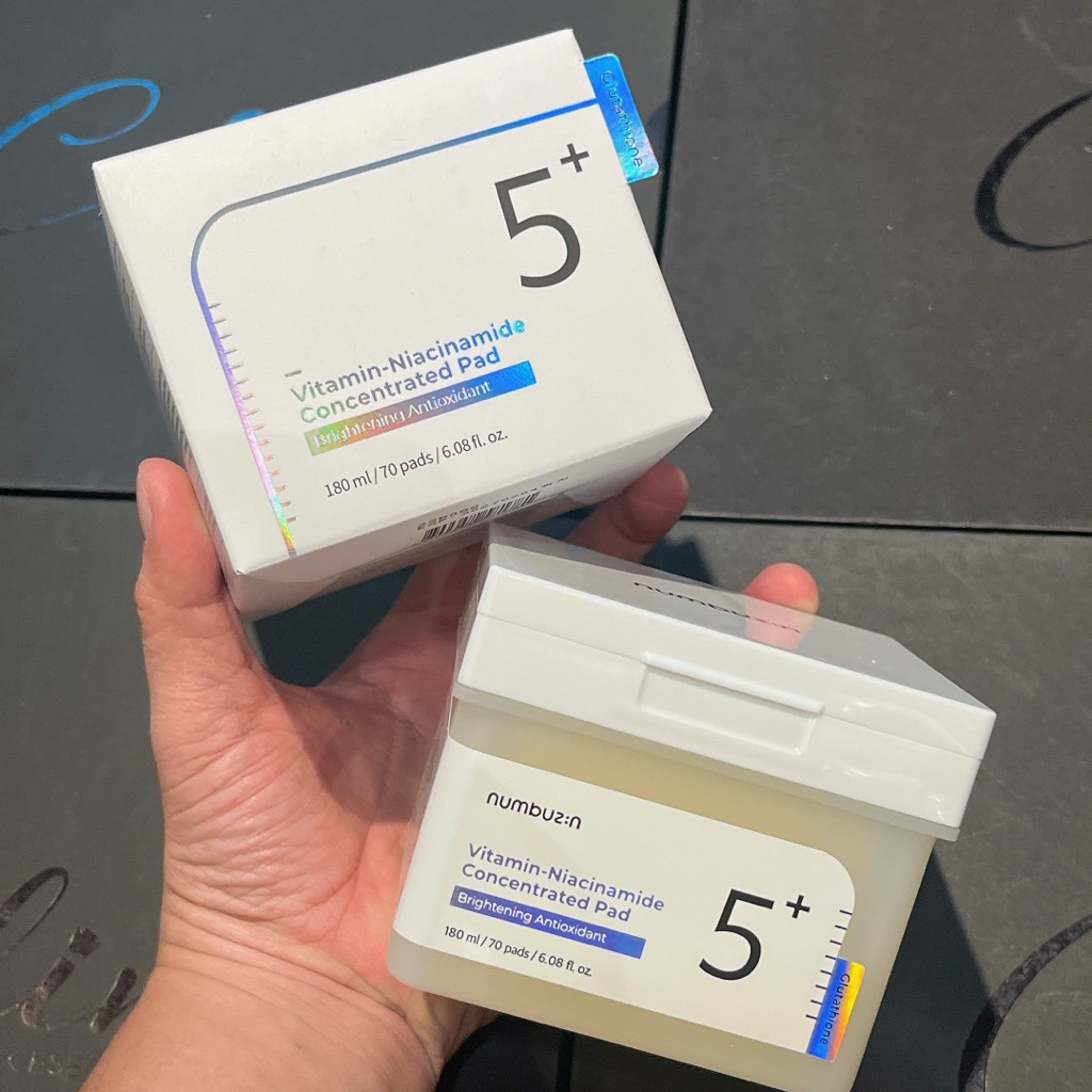 Toner Pad Numbuzin 5+ Vitamin - Niacinamide Concentrated