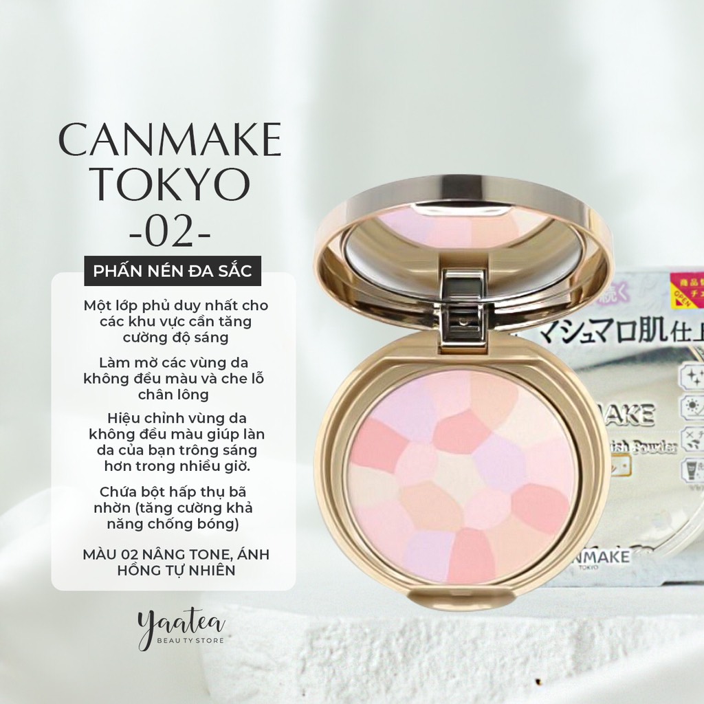 Phấn Nén Đa Sắc CANMAKE SPF19 ( VÀNG )