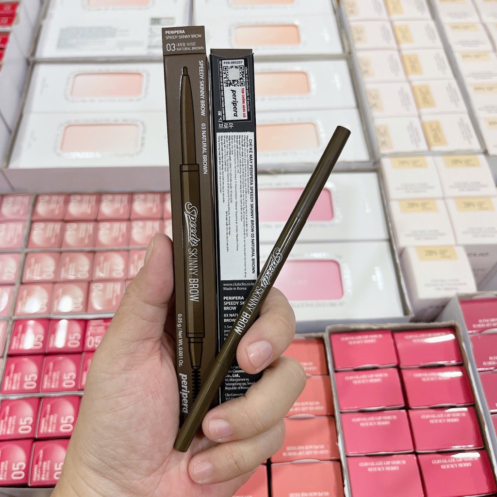 Chì kẻ mày 2 đầu Peripera Speedy Skinny Brow