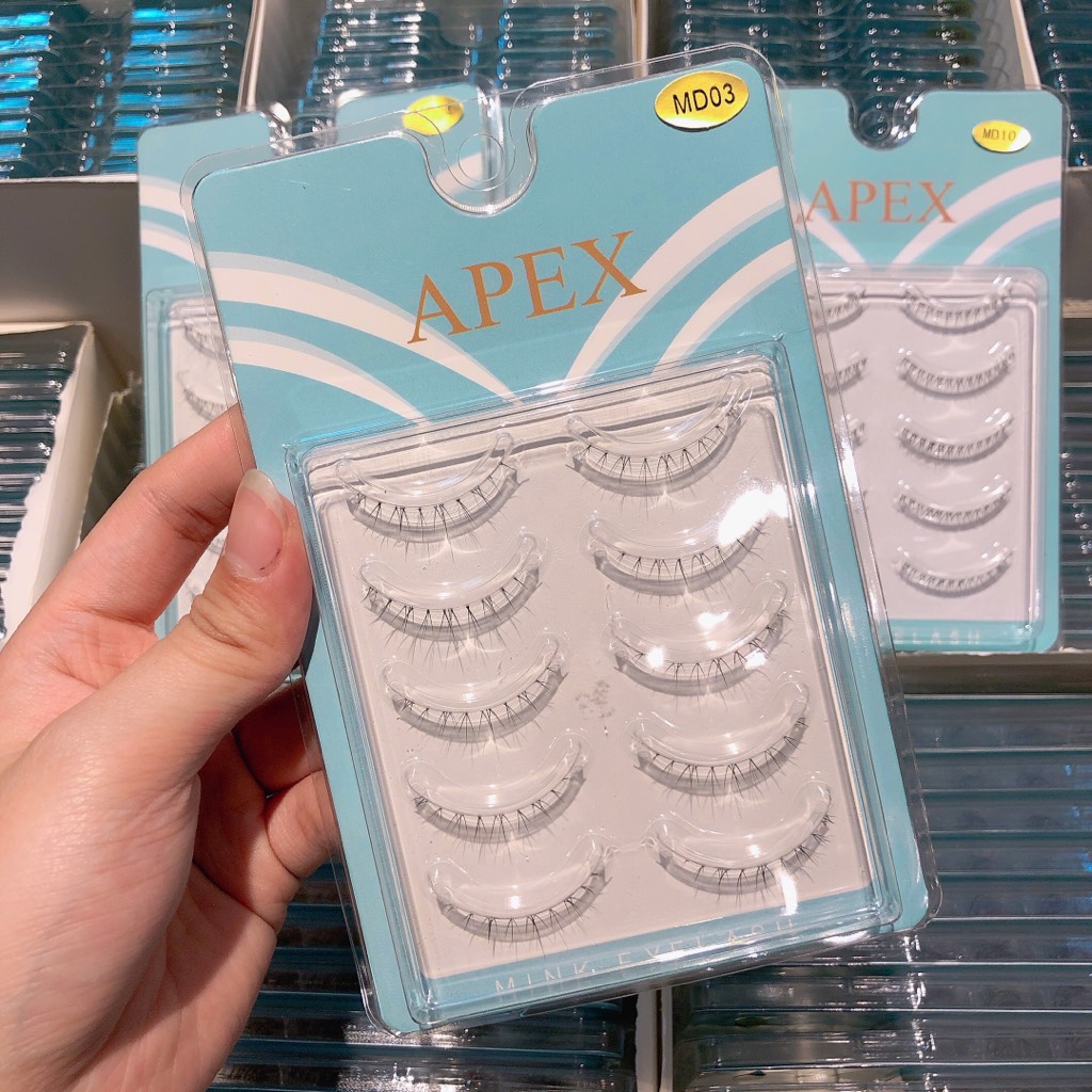 Set Mi Giả 5 Cặp Apex Trong