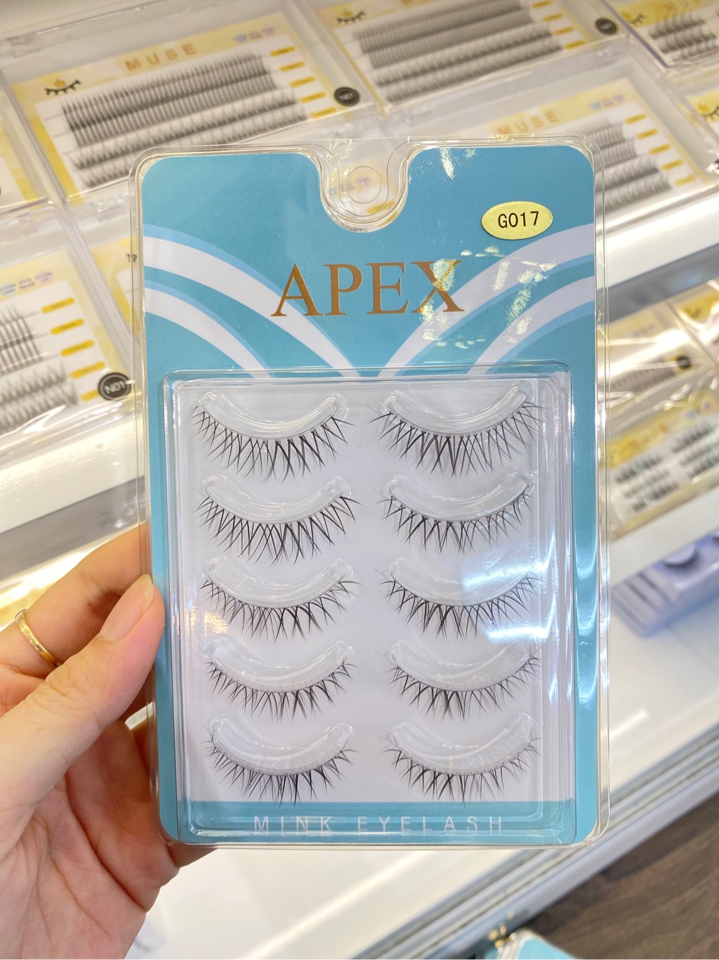Set Mi Giả 5 Cặp Apex Trong