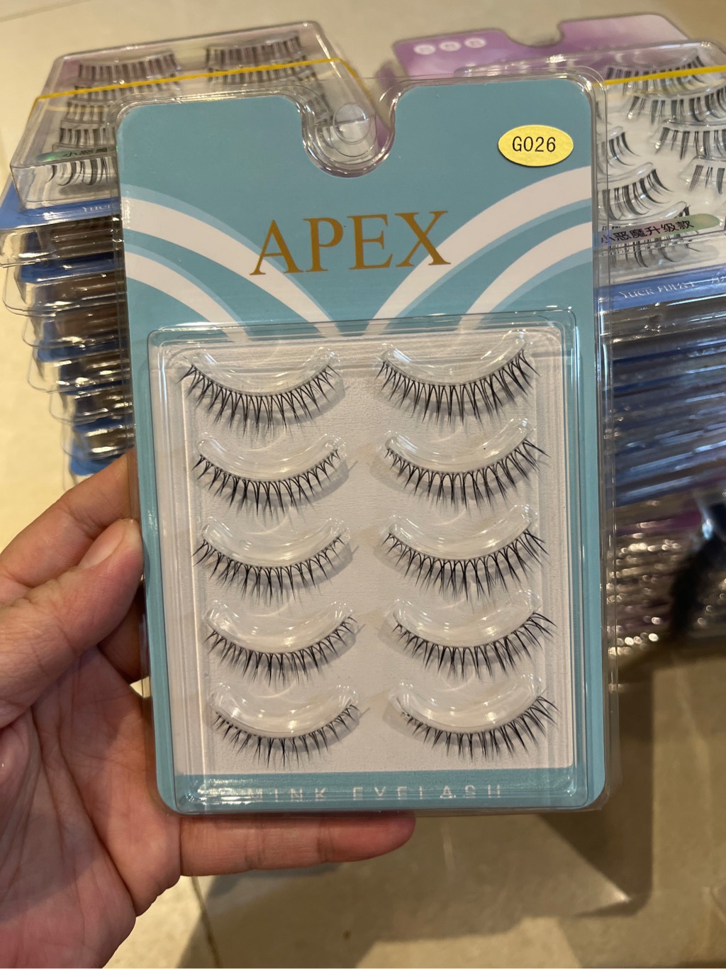 Set Mi Giả 5 Cặp Apex Trong