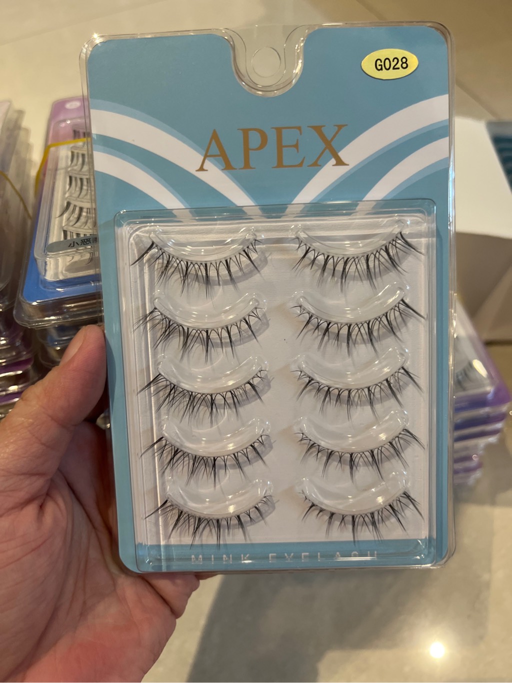 Set Mi Giả 5 Cặp Apex Trong
