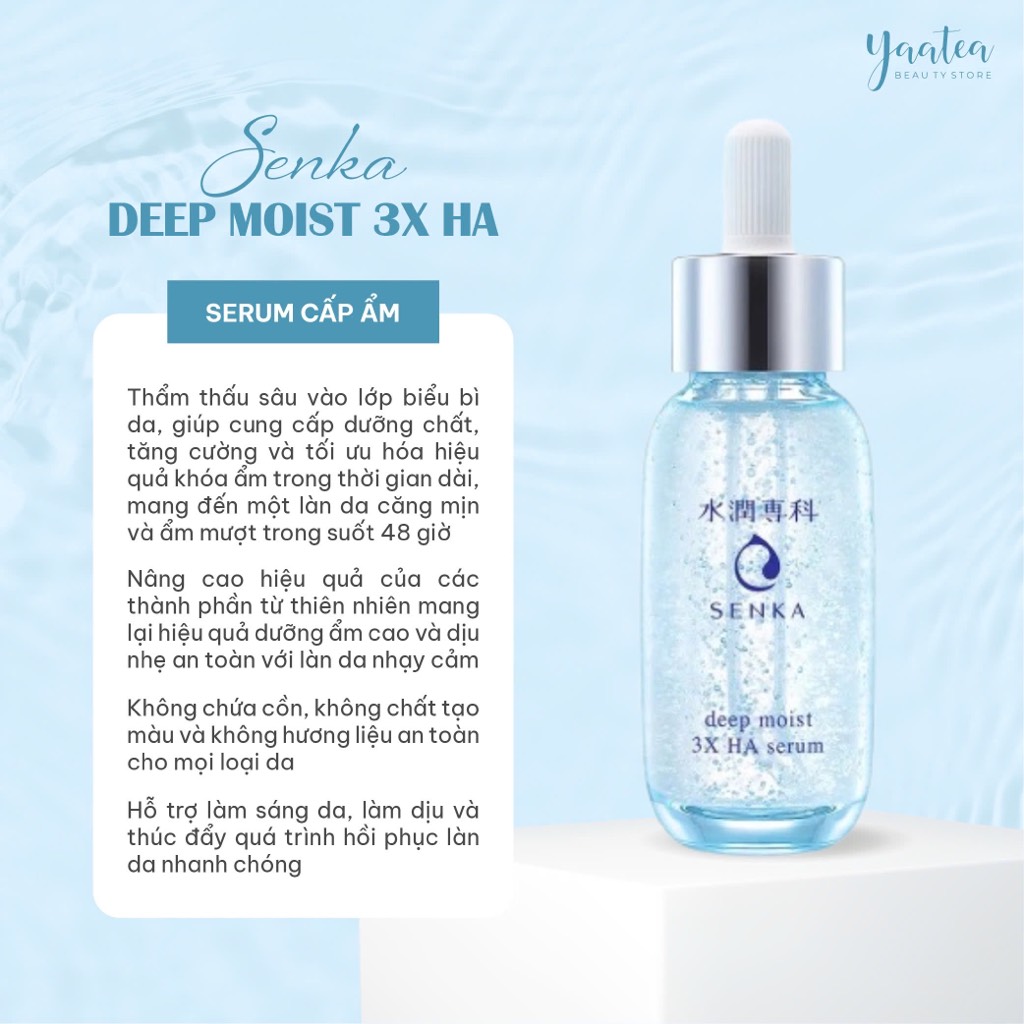 Serum Cấp ẩm Senka Deep Moist 3X HA 30ml