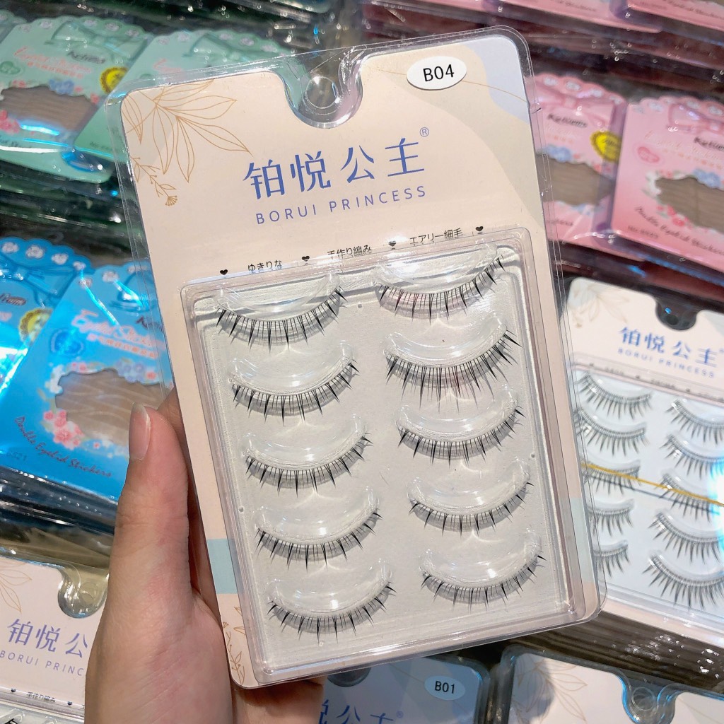 Mi Giả 5 Cặp Borui Princess