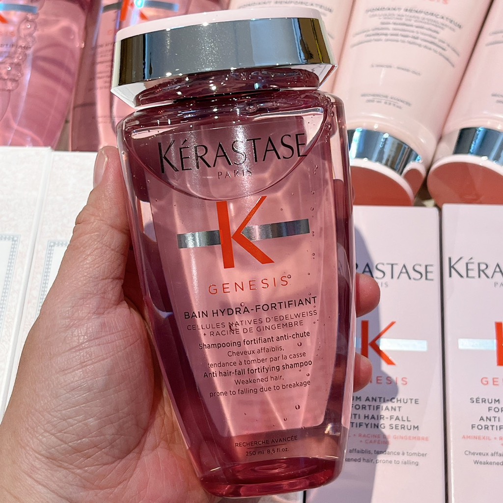 Dầu Gội hồng Kerastase Genesis Bain Hydra Fortifiant