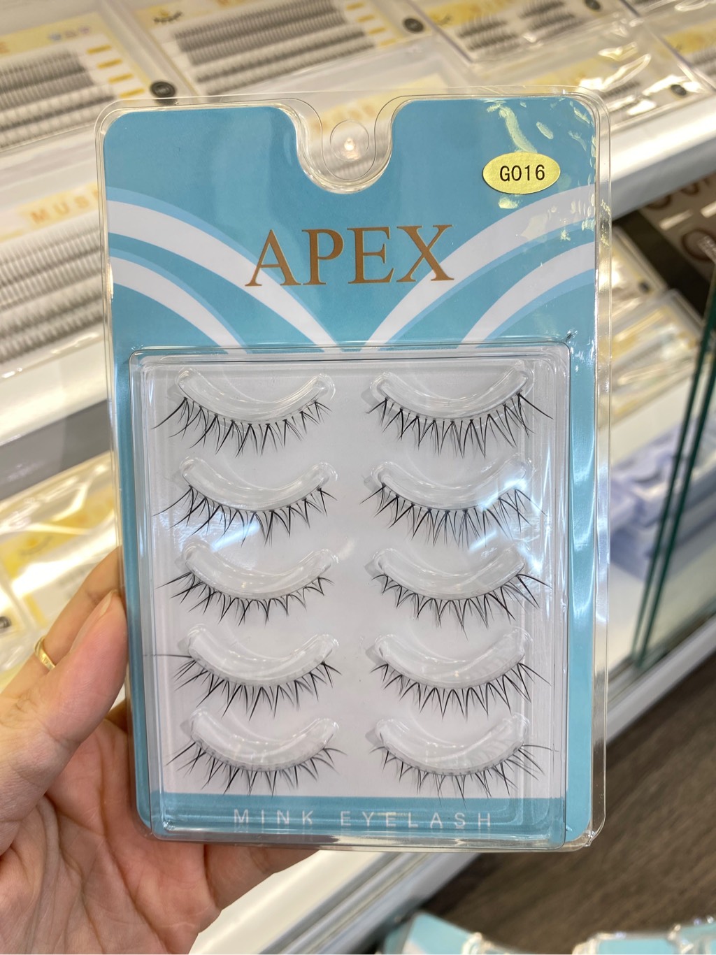 Set Mi Giả 5 Cặp Apex Trong