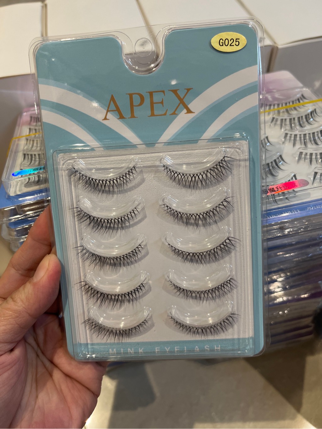 Set Mi Giả 5 Cặp Apex Trong