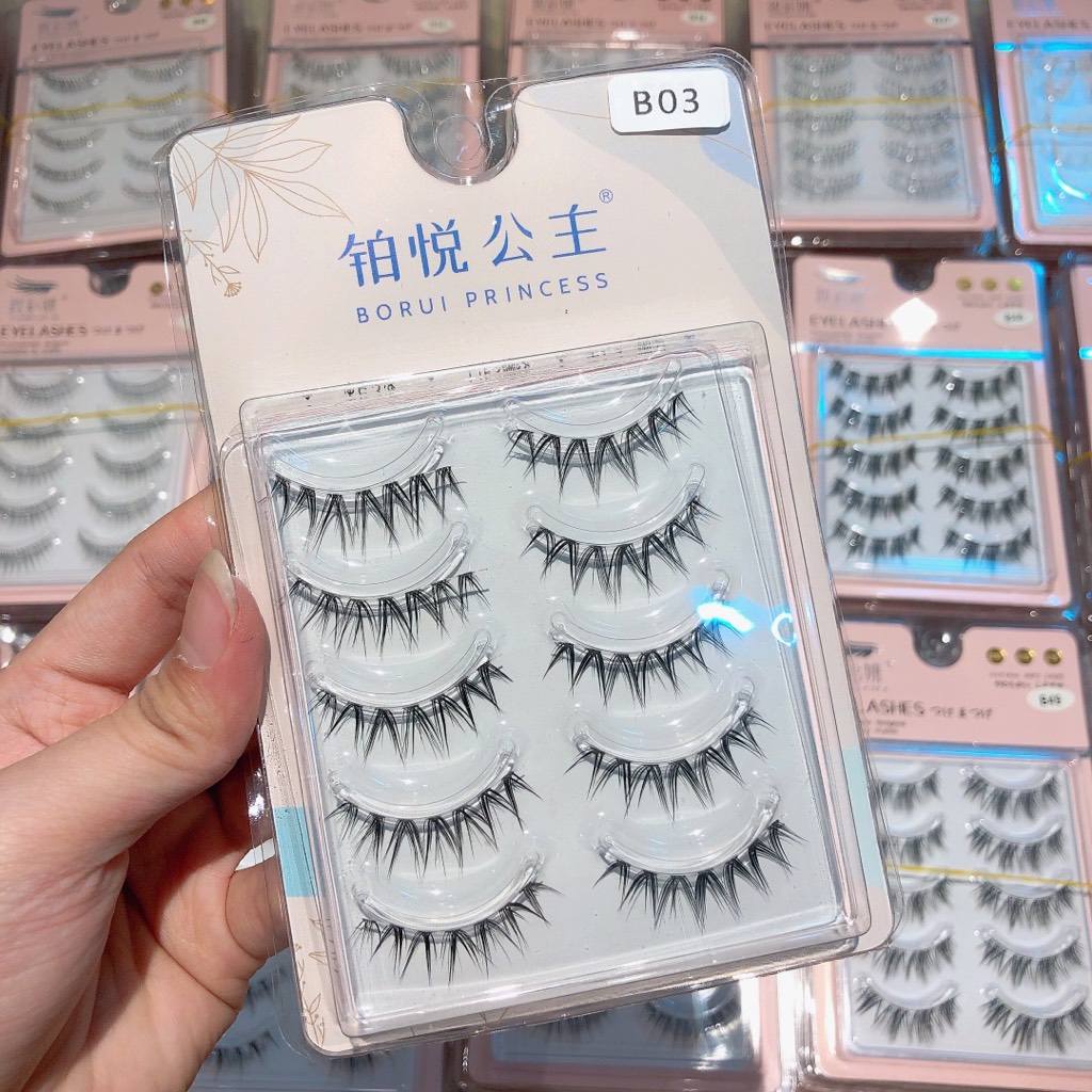 Mi Giả 5 Cặp Borui Princess