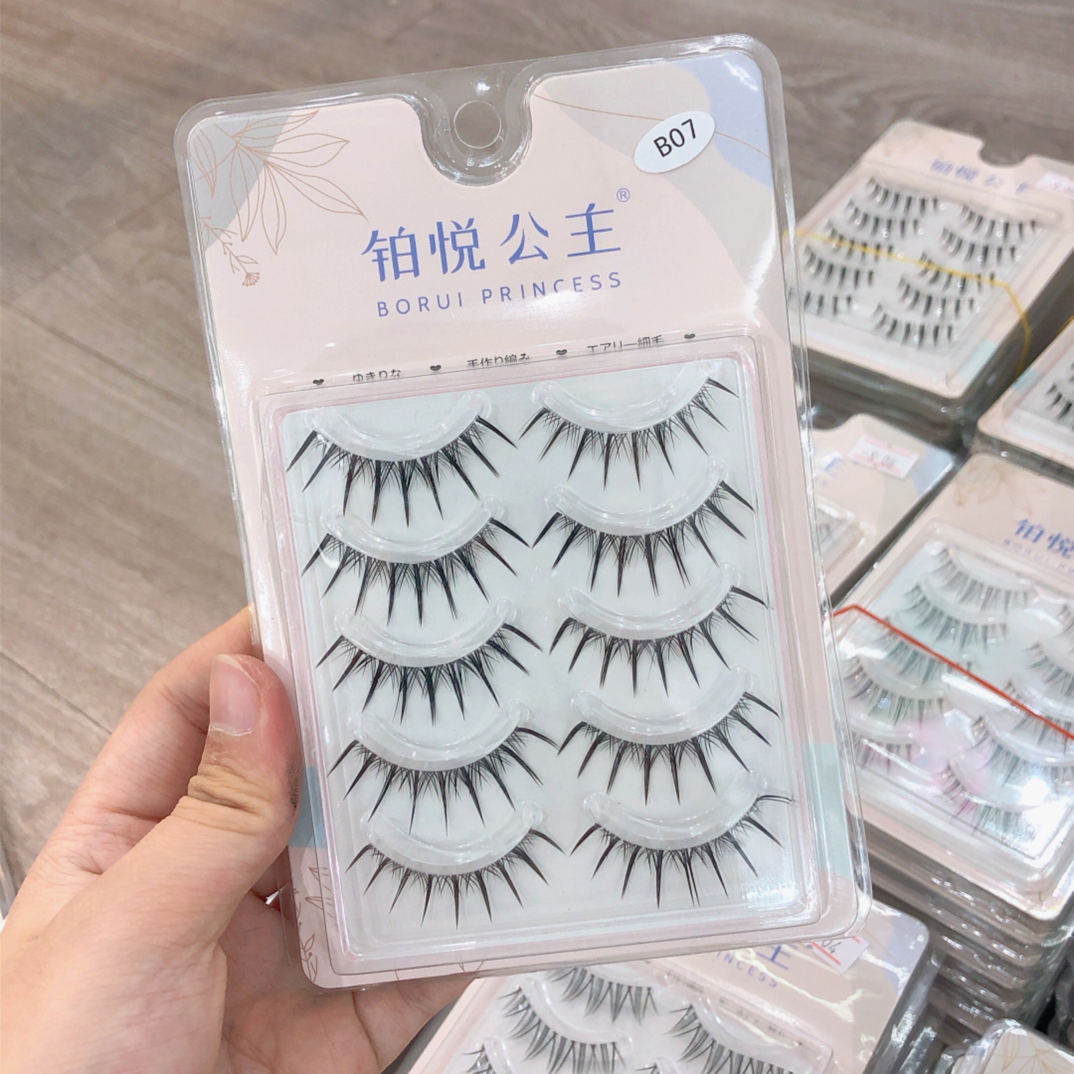 Mi Giả 5 Cặp Borui Princess