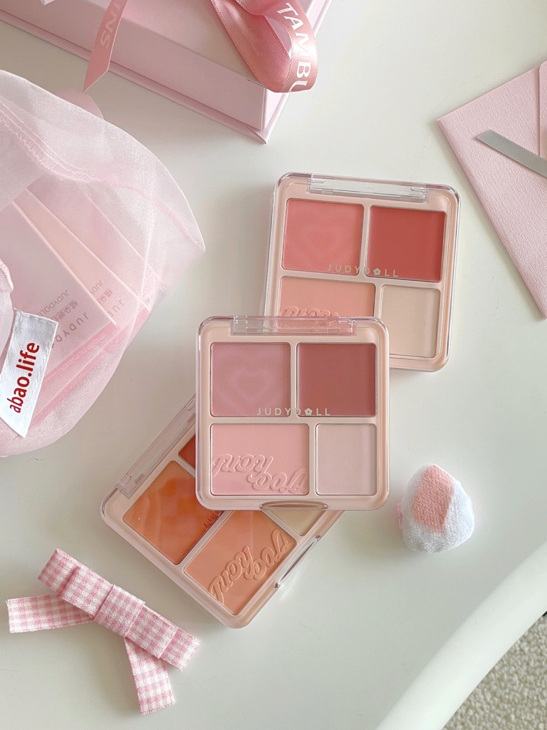 Bảng Highlight & Má Hồng JUDYDOLL 4 ô
