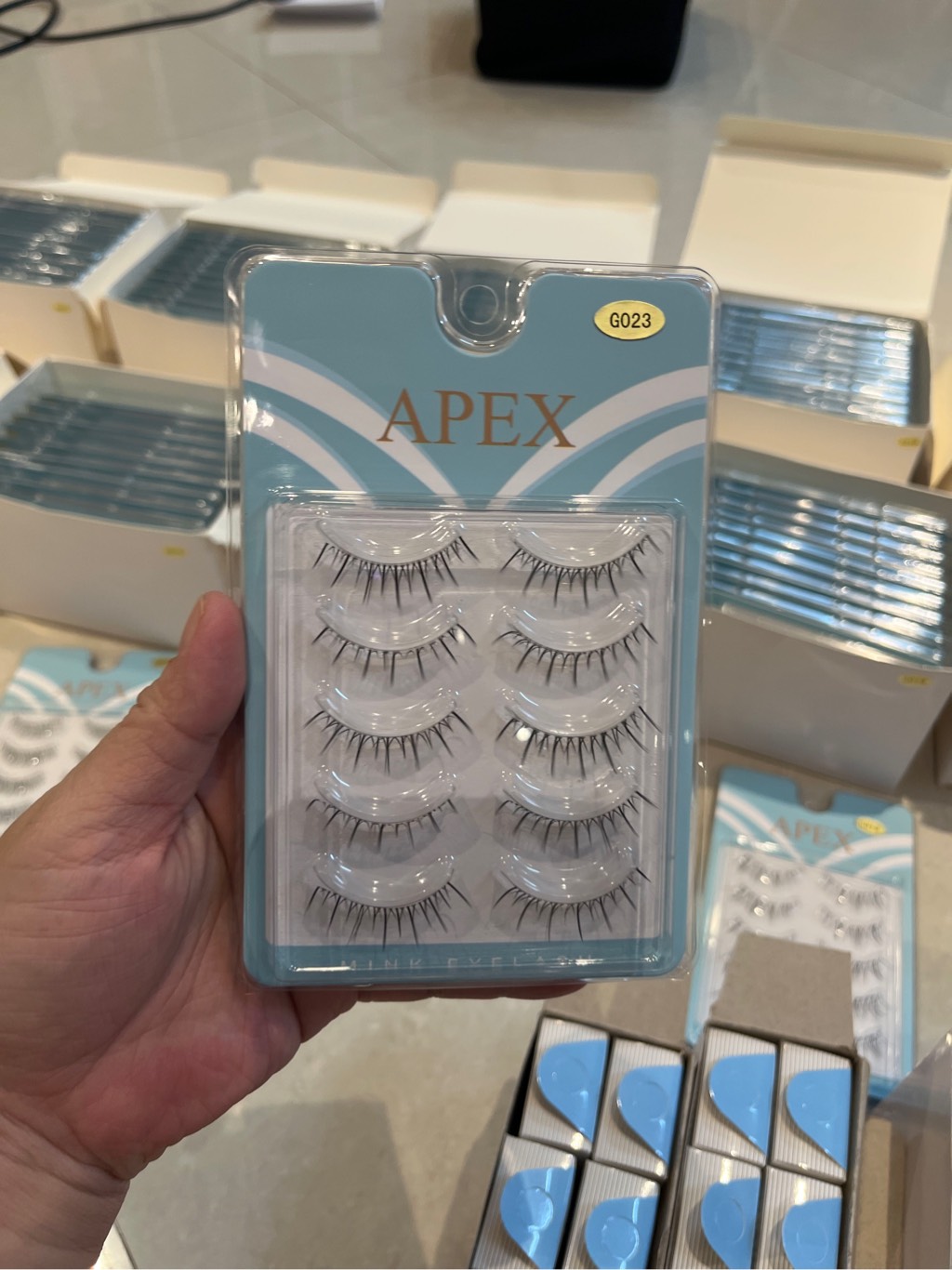 Set Mi Giả 5 Cặp Apex Trong