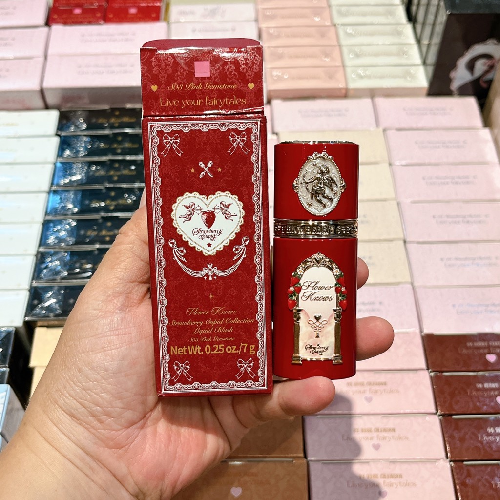 Má Hồng Kem Flower Knows Strawberry Cupid 7g