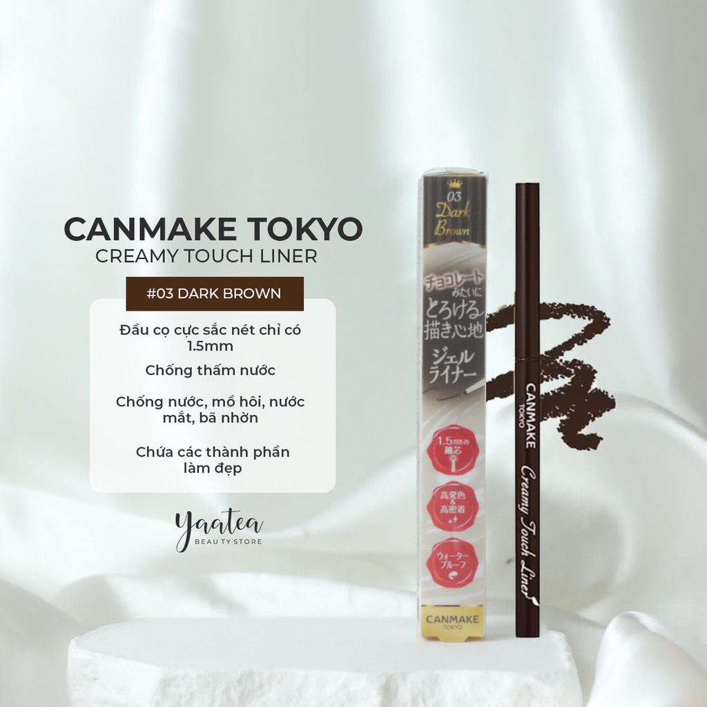 Bút Kẻ Mắt Canmake Tokyo Creamy Touch Liner