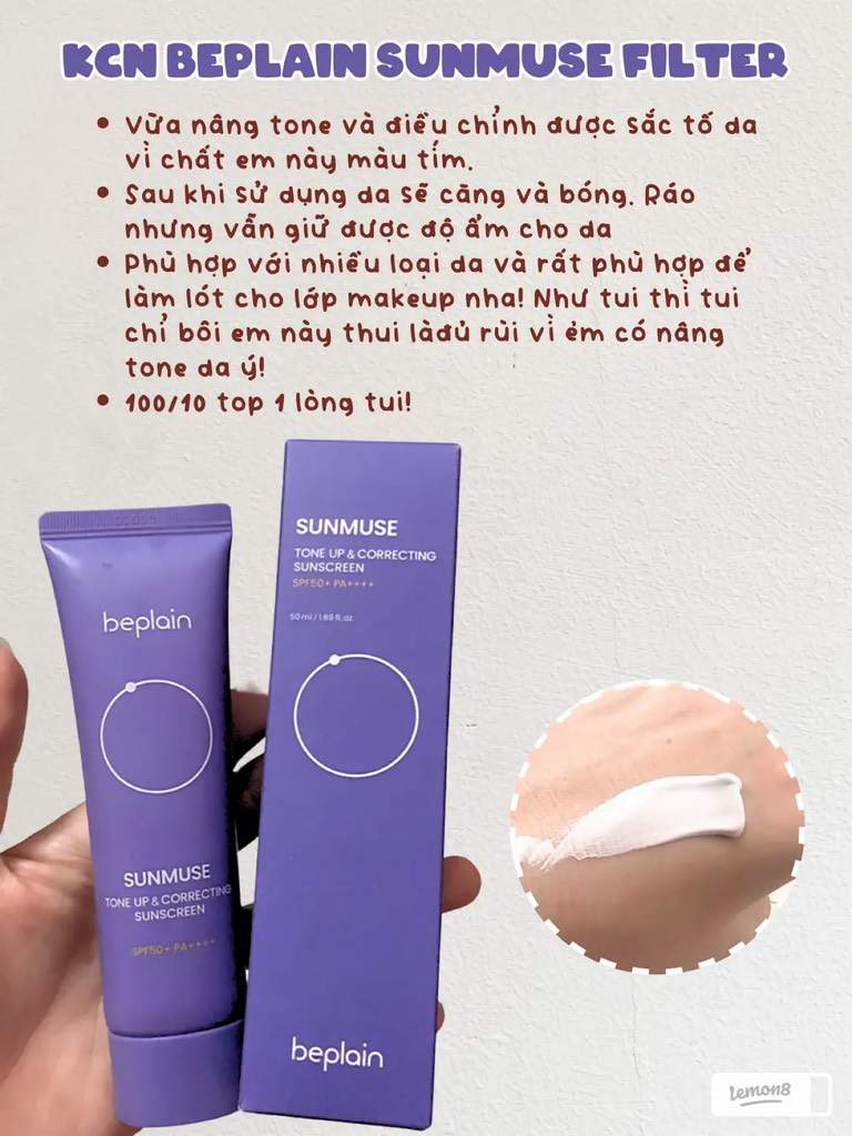 KCN Beplain Sunmuse SPF50+ 50ml