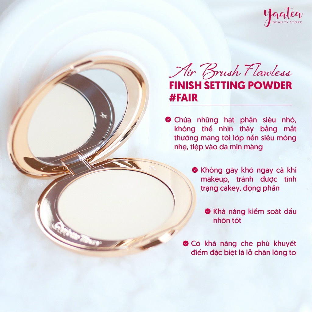 Phấn Phủ Nén Charlotte Tilbury Airbrush Flawless Finish Powder