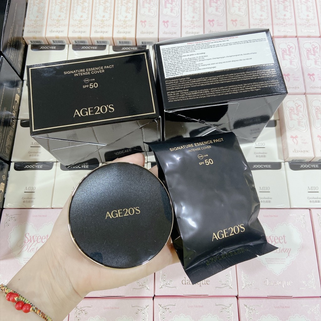 Phấn Nền Tươi AGE20’s Signature Essence Pact (Intense Cover, SPF50+, 14g)