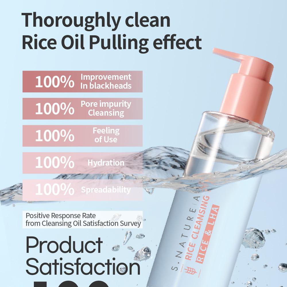 Dầu Tẩy Trang S.Nature Rice & LHA 200ml