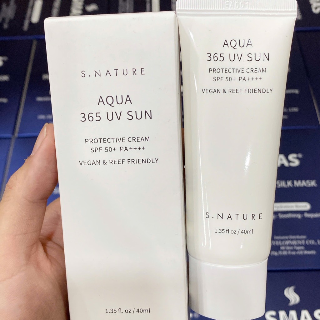 VAT - [ PEONYNK ] Kem Chống Nắng S.Nature Aqua 365 UV Sun 40ml