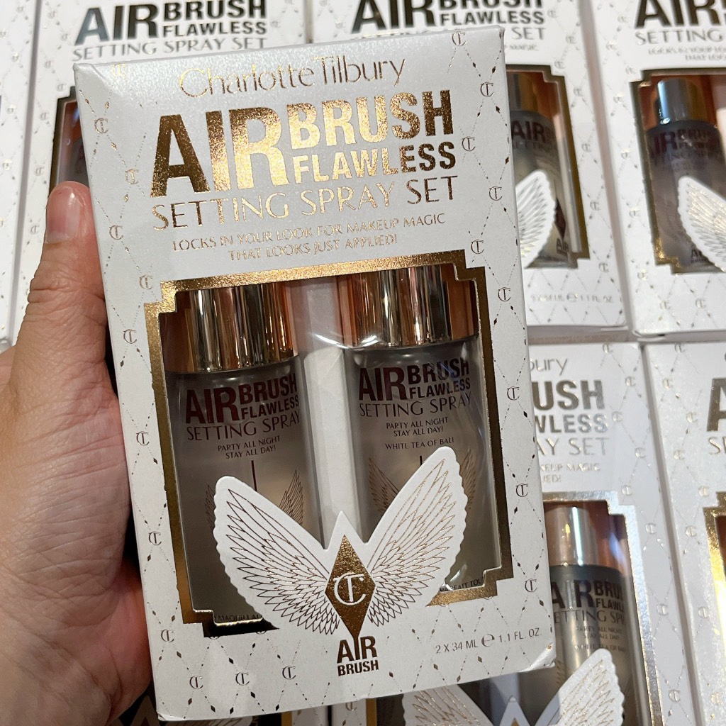 Xịt Khóa Makeup Charlotte AirBrush Flawlers