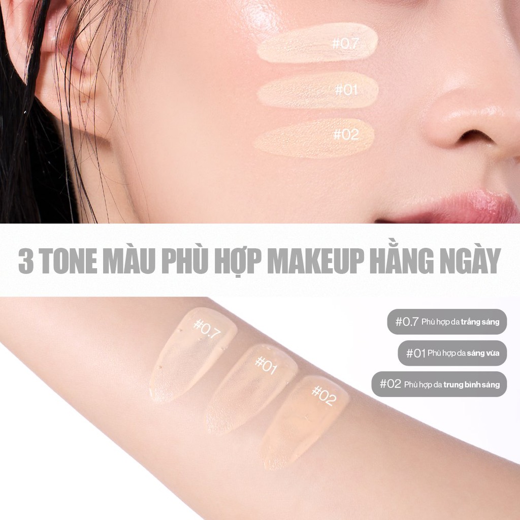 Nền Glamrr Q Daily SkinTint Serum Vegan 30ml CT