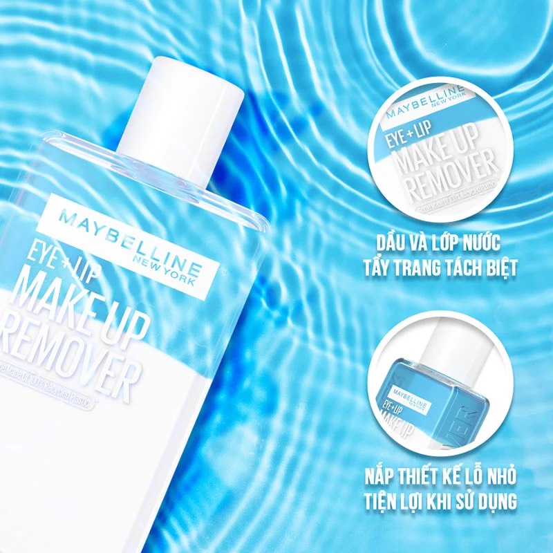 Tẩy Trang Mắt & Môi Maybelline Makeup Remover 150ml CT