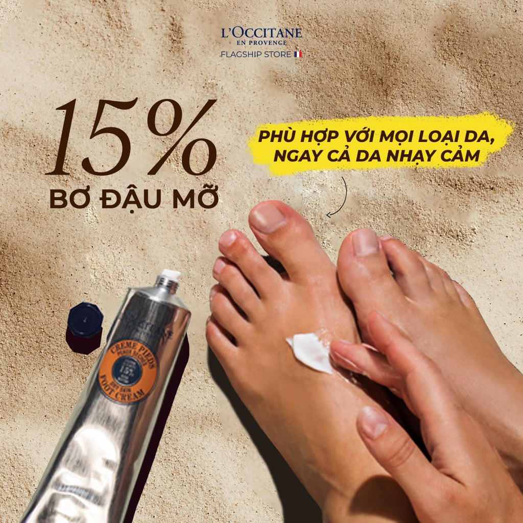 Kem Dưỡng Chân Loccitane Karite Confort Foot Cream 150ml