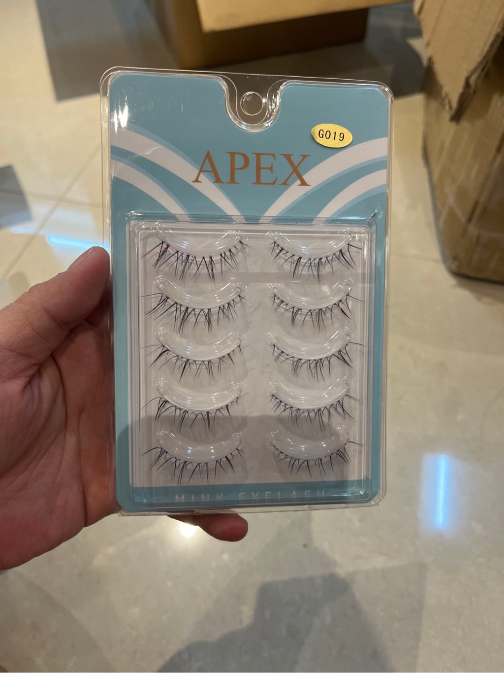 Set Mi Giả 5 Cặp Apex Trong