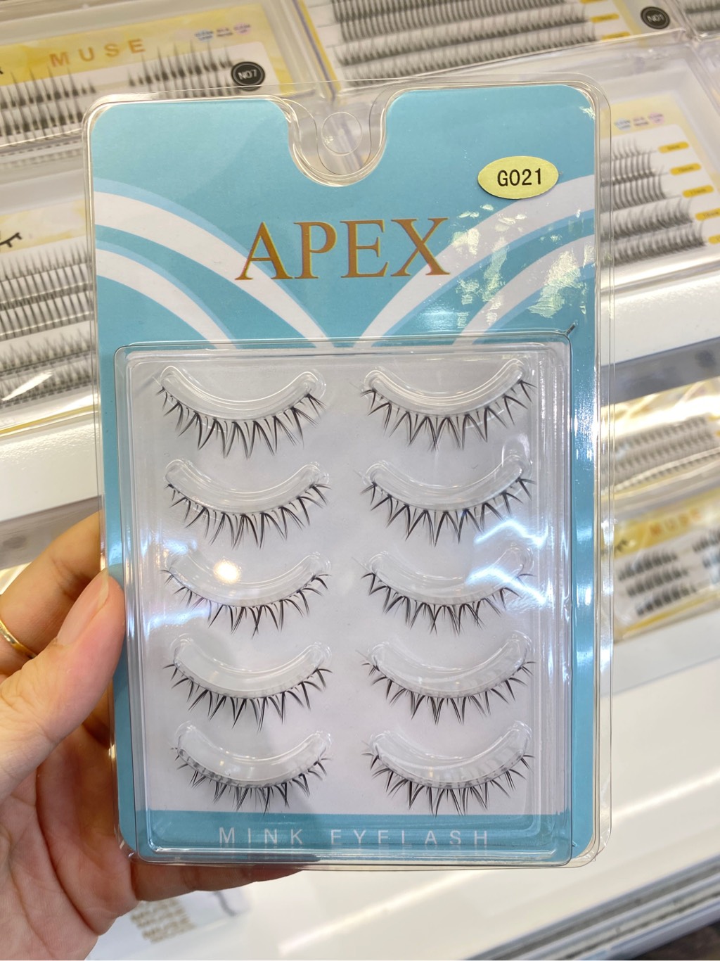 Set Mi Giả 5 Cặp Apex Trong