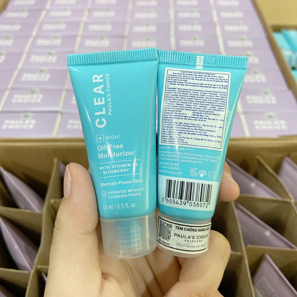 Kem Dưỡng Paula's Choice Clear Oil-Free Moisturizer (Da Mụn)
