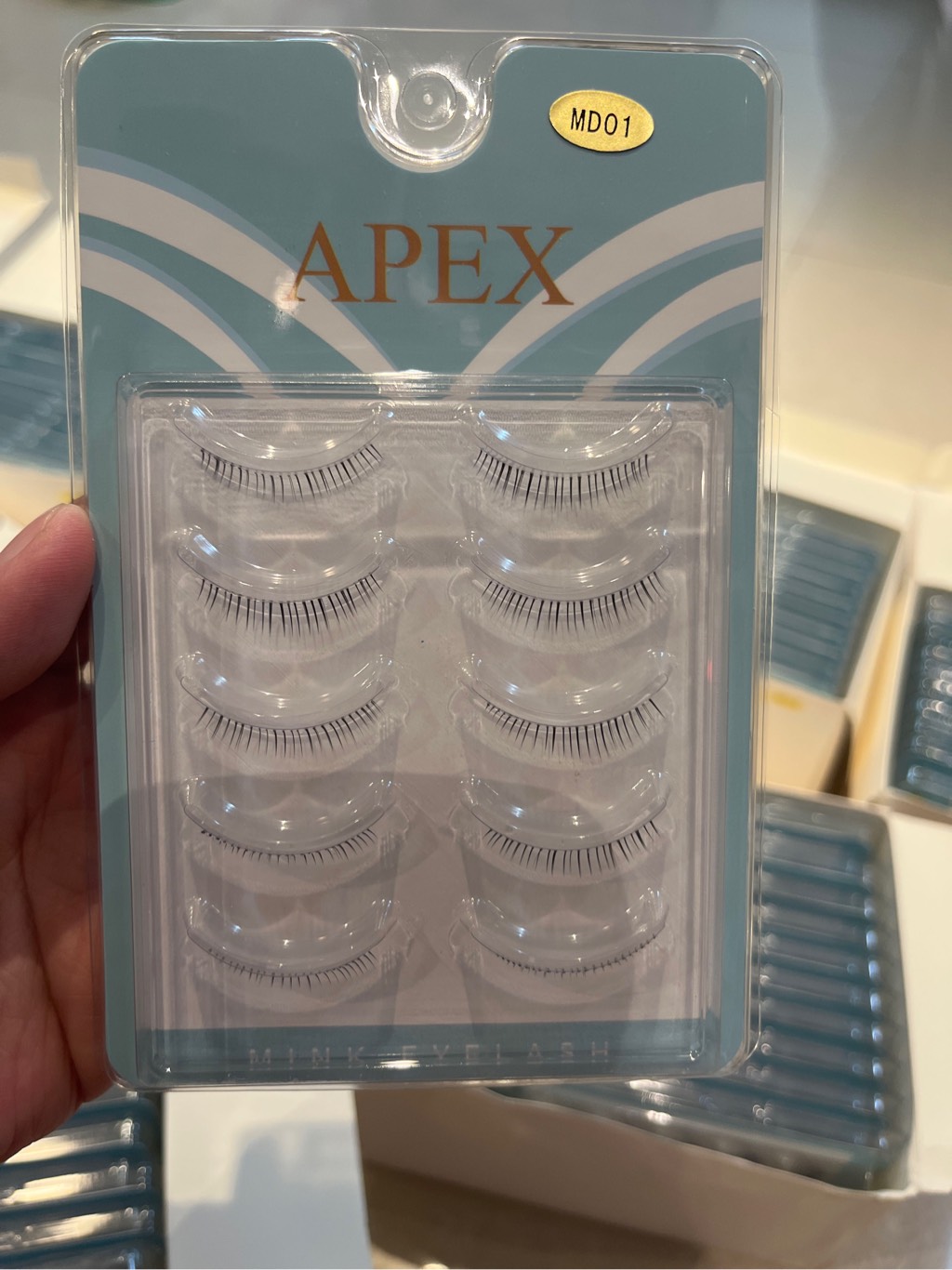 Set Mi Giả 5 Cặp Apex Trong