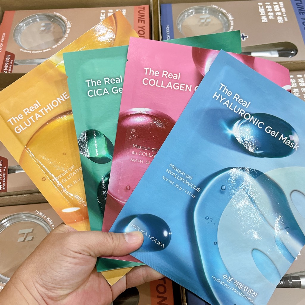 VAT - [ PEONYNK ] Mặt Nạ Thạch HOLIKA HOLIKA The Real Gel Mask 35g