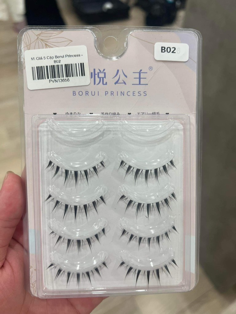 Mi Giả 5 Cặp Borui Princess