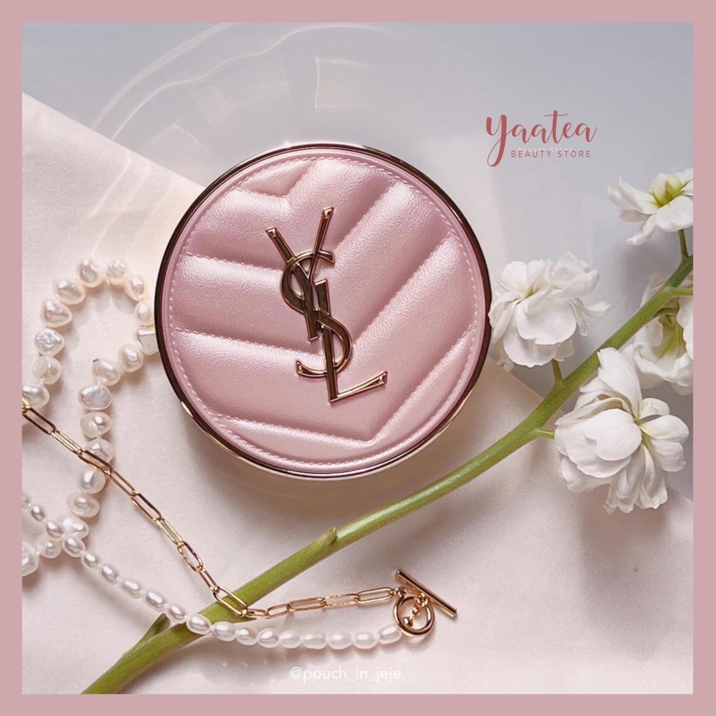 Cushion YSL Glow Pact Vỏ Da Hồng