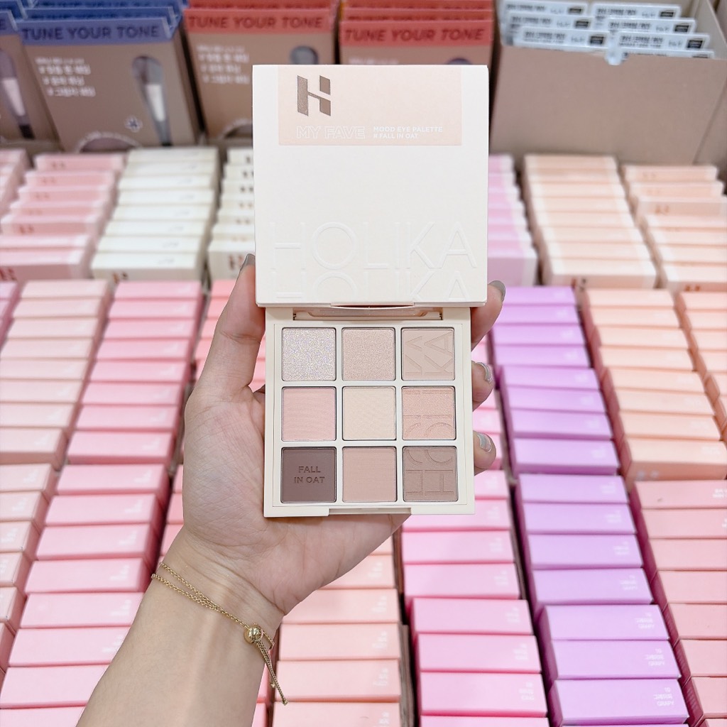 VAT - [ PEONYNK ] Bảng Mắt HOLIKA HOLIKA My Fave Mood Eye 9 ô