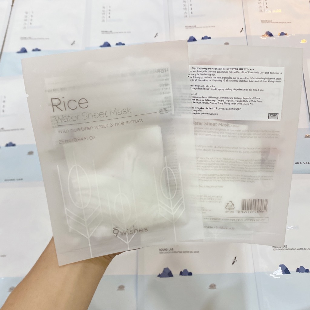 Mặt Nạ 9Wishes Rice Water