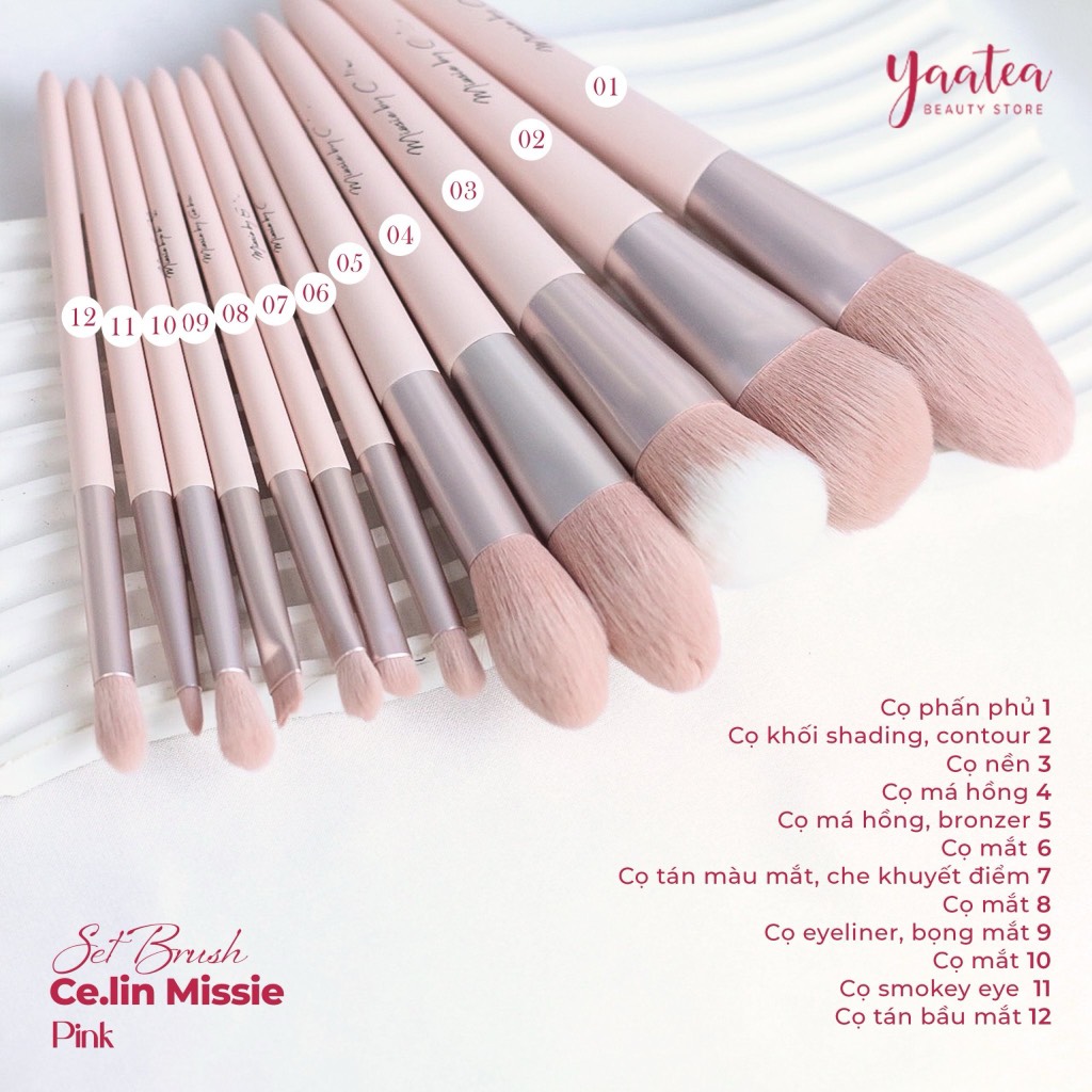 Bộ cọ Celin Missie 12c