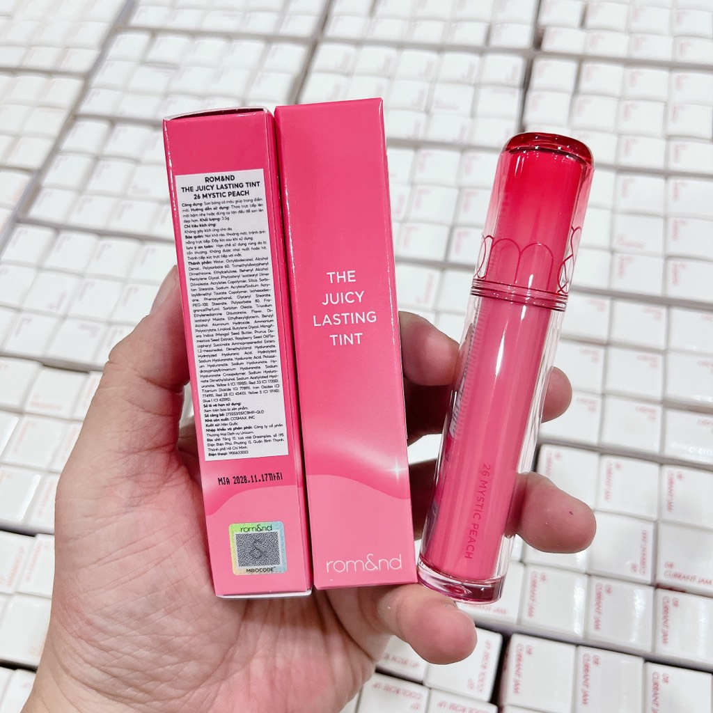 VAT - Son Bóng ROMAND The Juicy Lasting Tint ( mẫu mới ) CT