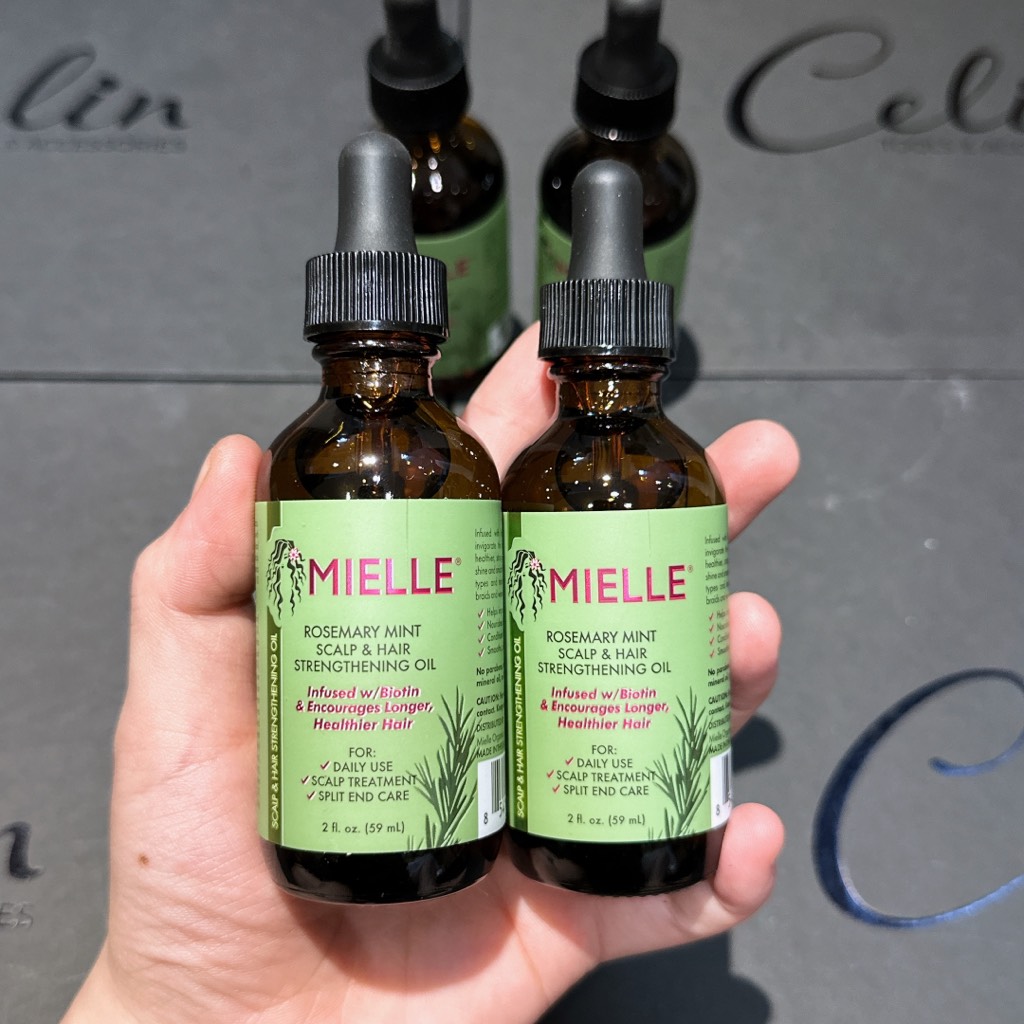Bộ sản phẩm Kích Mọc tóc Mielle Rosemary Mint Strengthening