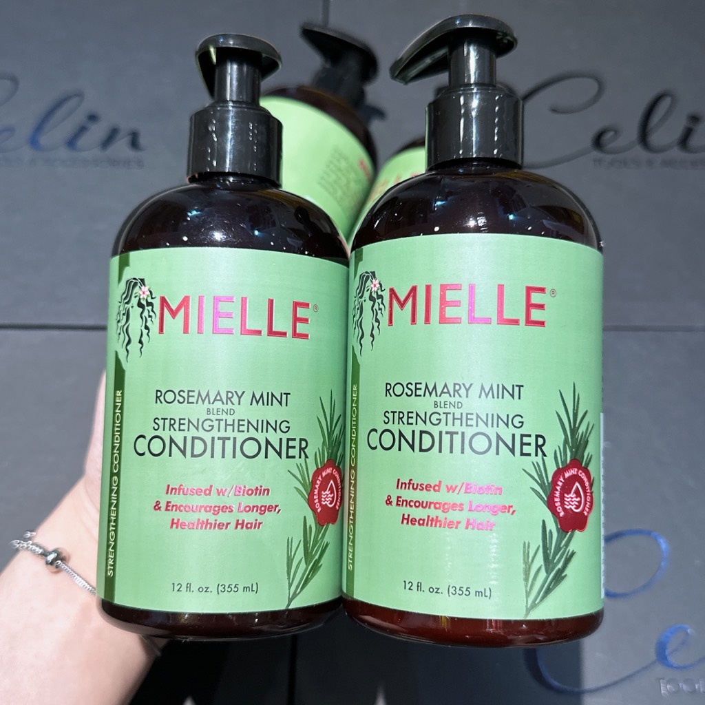 Bộ sản phẩm Kích Mọc tóc Mielle Rosemary Mint Strengthening